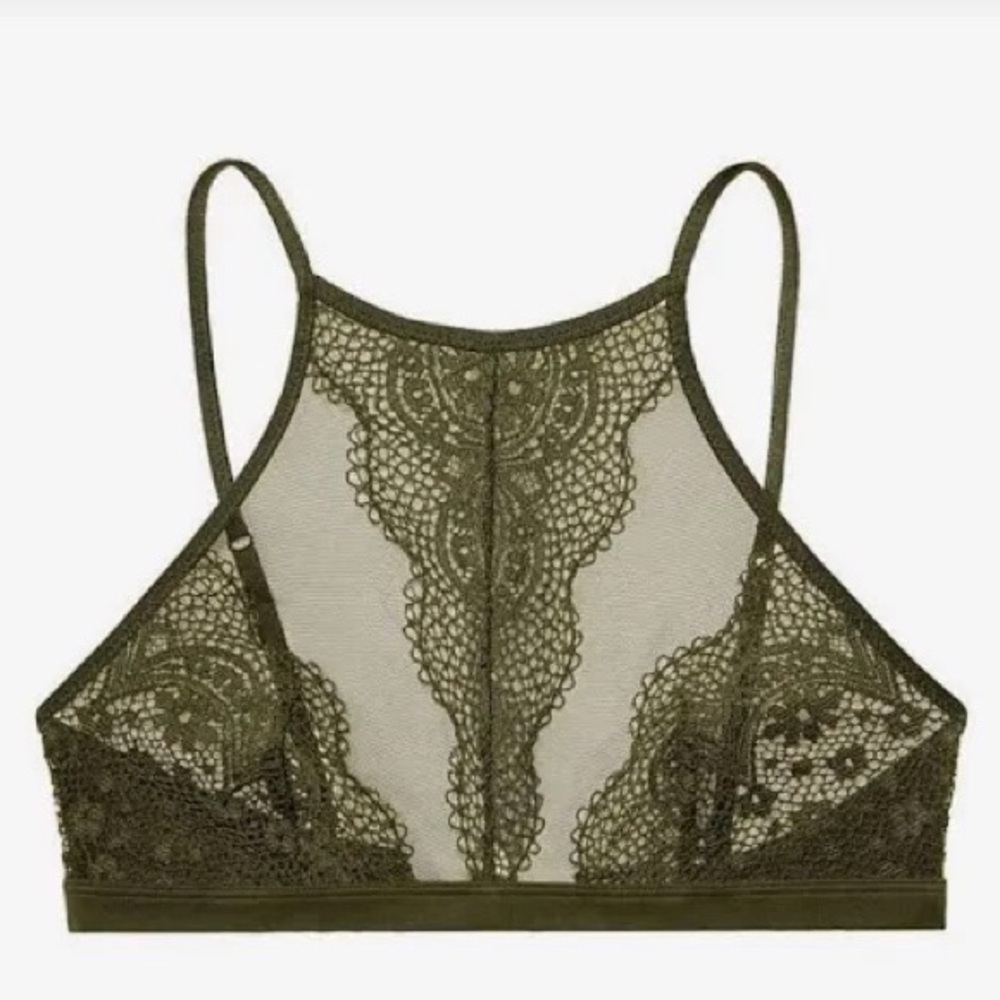 NWT SET OF TWO Victoria’s Secret high neck bralettes - Picture 3 of 9